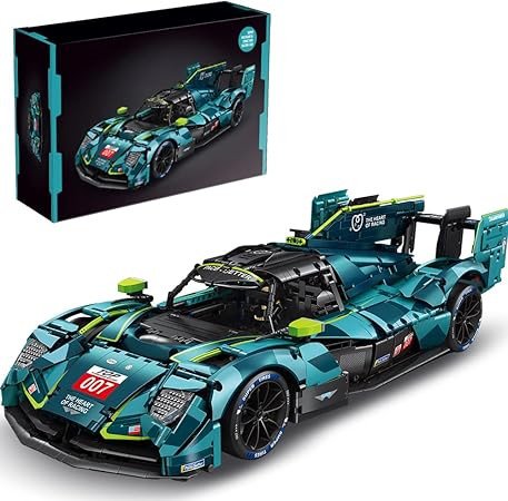 Aston Merton 1:8 Track Sports Car Building Blocks Set, 3069 Pieces V12 Technik Racing Model, MOC Supercar Challenging Project -Construction Collection Gift for Adult
